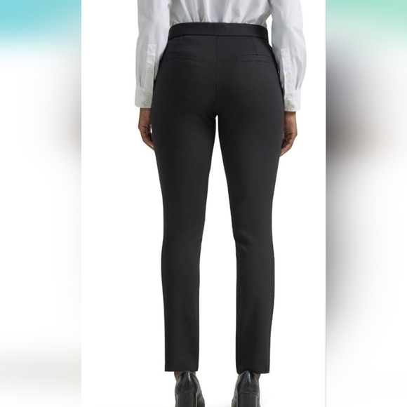 Lee Women's Black Ultra Lux Soft  Comfort Any Wear Mid-rise Slim Ankle Pant 16 - Picture 3 of 9